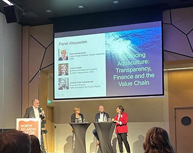 Sustell™ highlighted during the ‘ESG and Sustainability Panel’ of the North Atlantic Seafood Forum (NASF), prominent seafood business conference