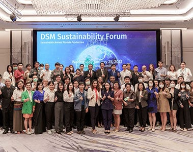 More than 150 attendees at DSM Thailand’s 1st ‘Forum on Sustainability in Agriculture’