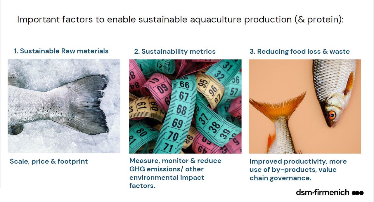 Important factors to enable sustainable aquaculture production (& protein)